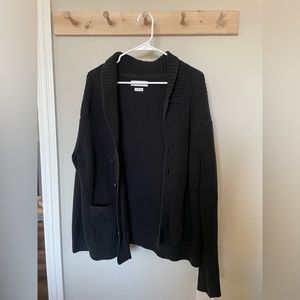 Men’s black cardigan
